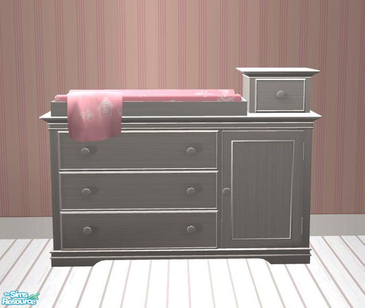 Sims 2 — PB Nurcery P1 - Changingtable Recolor white by ShinoKCR — 