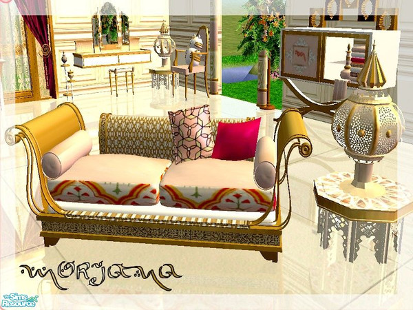 Sims 2 — Morjana Bedroom - sofa  by kibanahnah — a moroccan-oriental bedroom!I hope you will like it! 