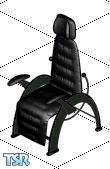 Sims 1 — Black Leather Recliner by home_mom — Black leather, very comfortable and very sophisticated. 