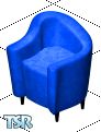 Sims 1 — Blue Chair by Shazaam — 
