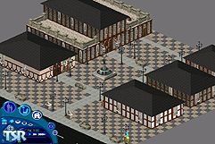 Sims 1 — Queen's Quarter by vicki425 — Recently excavated and restored to it's original Tudor splendor, Queen's Quarter