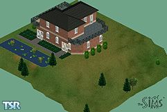 Sims 1 — Pembroke Manor by vicki425 — The second home in the Pembroke Collection, this quaint, affordable home features
