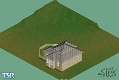 Sims 1 — Sunbug's House by Sunbug — A modest 1st or 2nd home for your sim. Includes a single spacious bedroom with