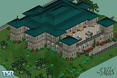Sims 1 — The Von Bramble Castle by Trooper69 — The wealthy Von Bramble family has been living in town for centuries.
