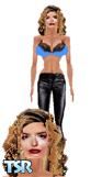 Sims 1 — Catdeeley by Cambridge_Dave — Leather Pants Cool Lady. Head Included