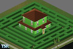Sims 1 — The Great Maze by Andrew W — THE GREAT MAZE! What more can I say, now your sims can live in this Futuristic