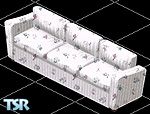 Sims 1 — White Floral Sofa by WebSpyder — Zecutime is focused on Sims building healthy comfort levels through the