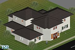 Sims 1 — Pleasant Views by jafhsdf — Two bedrooms, Three bathrooms, kitchen, dining room, living room, game room. Perfect