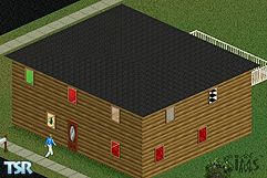 Sims 1 — The Cabin by James Boniface — This house is ideal for the first time buyer it has a 3 rooms downstairs and 4