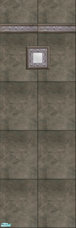 Sims 2 — Sexy Slate Wall Set & A Funky Looking Floor Tile - Sexyslate by eriduserpent — A slate tiled deco wall.