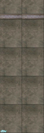 Sims 2 — Sexy Slate Wall Set & A Funky Looking Floor Tile - Sexyslate by eriduserpent — A slate tiled wall. Designed