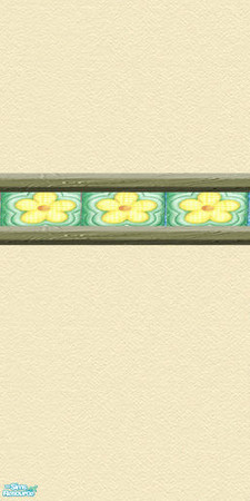 Sims 2 — Texture Challenge 100 Superset - TC 100 R2882 Flower Wall by TheNumbersWoman — 