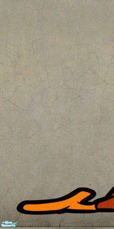 Sims 2 — \"Hen on a wall\" serie 2 no 1 by Elut — This 4 wall murals of hens with an attitude. They are based