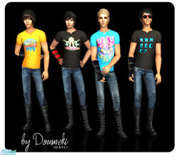 Sims 2 — Los Raros ~ Collection by doumeki — Collection for male Adults