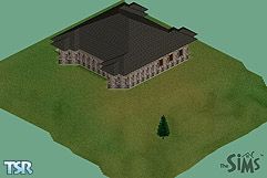 Sims 1 — Outward elegance by Kate Powell — From the outside it looks like a wonderful small home with custom