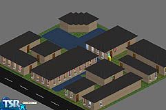 Sims 1 — **River Shwana Mall by Pajamas — Thought is was an ancient drainage system, Shwana is ignored during the