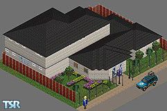Sims 1 — **State Penitentiary by OG CREATIONS — This Jail House has been closed for decades but has now been re-opened