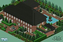Sims 1 — KellyLand by Lee Kelly — This lot is perfect for the sim with the huge imagination and the wallet to go with it.