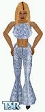 Sims 1 — Snake Jeans by RyDaGuy — These Are Snake Jeans with a Snake Top. ***HEAD INCLUDED*** Head comes with peircings