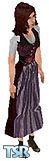 Sims 1 — Dirndl by viskamiro — A dark red dirndl outfit.