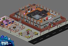 Sims 1 — **The Brickyard by Max Edo — Instead of tearing down an old factory they built it up! It is now one of