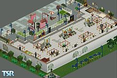 Sims 1 — Cellan Art Center by The Cellans — Come to the brand new art center! Where high culture and pop culture collide!