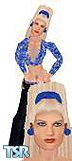 Sims 1 — Becky by Kitana — Becky's got the blues, with her blue top and jeans that come in all skin colors. HEAD IS