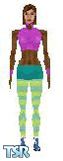Sims 1 — Taranee by Daniella — This is Taranee from the comic w.i.t.c.h. *light skin only* *Head not included*