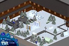 Sims 1 — Alpine Resort by Omar — A Winter Wonderland, a marvelous and modern Alpine Resort. One of the best ever built on