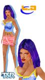 Sims 1 — Mathilda by Lenny A. — Mathilda is a gogo dancer in a German bar in Berlin. She like move her bodie on the beat