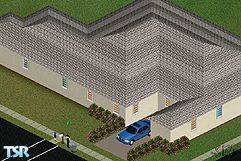 Sims 1 — The House Of The Celtic by Phil Burrows — The house is very good and has a inside pool with slide and Jumpboard.