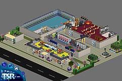 Sims 1 — Sam's multiplaza by Samuli Karim�ki — Sam's multiplaza offers everything: park for lovers, bar and dance floor