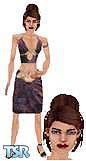 Sims 1 — Trinity by Kitana — Sexy Purple Dress comes in all skin colors. Head is included in a light skin. 