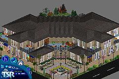 Sims 1 — Skylark Mall by Mitzi — This beautiful mall is perfect for you and that special someone to enjoy. This center