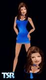 Sims 1 — Cala by Cambridge_Dave — Cala has on What they call the wet look...a nice dancing dress... Head Included...