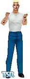 Sims 1 — Eminem by HampY — This is a skin i made of the rapstar Eminem. He is wearing a casual white shirt and jeans and