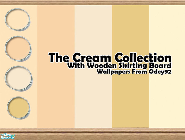 Sims 2 — The Cream Collection by Odey92 — This perfect set of gradient creams, is perfect for any room. Comes with a