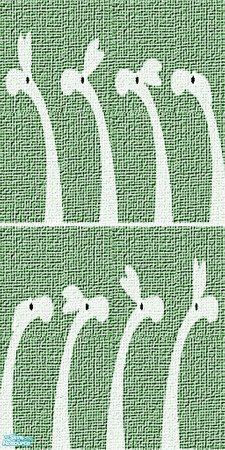 Sims 2 — Creatures - Mint Green by Hanefcik — Is this a giraffe? A dinosaur? Or maybe Nessie the Loch Ness monster?