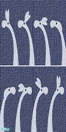 Sims 2 — Creatures - Ink Blue by Hanefcik — Is this a giraffe? A dinosaur? Or maybe Nessie the Loch Ness monster?