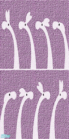 Sims 2 — Creatures - Mauve by Hanefcik — Is this a giraffe? A dinosaur? Or maybe Nessie the Loch Ness monster? Doesn\'t