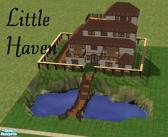 Sims 2 — Little Haven by cherrymerrrykisses — A tall, fully furnished home perfect for large families.