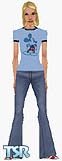 Sims 1 — Mickey Mouse by Snowball — Old-fashioned Mickey Mouse "ringer" t-shirt with jeans and sneakers. Light