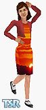 Sims 1 — Sunset by Future Star — A beautiful dress for a Girl who loves Romantic Evenings And who dreams of a nice