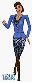 Sims 1 — PurpleLeo by Future Star — This extravagant Buissness Dress make the work much nicer for every Female Skin! It