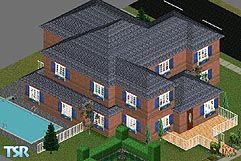 Sims 1 — Manor House by GCB — Enjoy this cozy Manor House with three baths, Four Bedrooms and with a luxurious den. This