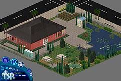 Sims 1 — Beachers Fishing Park by DHillman — Catch a fish, throw it on the BBQ, or if all you can catch is an old boot,