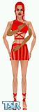 Sims 1 — Sexy Red by Vittavat Srikwan — Kylie wearing her Red Sexy thing ***Head included. Light skin tone only.