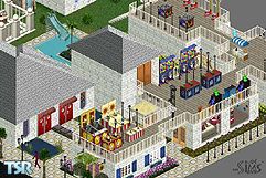 Sims 1 — Imperial Mall by yunjo — Hi! This is a great mall with all the things that you want. The shops are very big, you