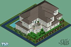 Sims 1 — Chateau #48 by Imoen89 — This 4-bedroomed, two bathroomed French chateau is perfect for luxurious family living.