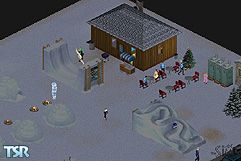 Sims 1 — Chilly Corner Hotel by Sim City Holidays Ltd — The chilly corner hotel is a nice 2 star ** cheap hotel with